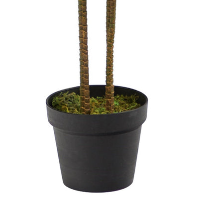 Nearly Natural 48 in Artificial Dracaena Real Touch Plant with Pot
