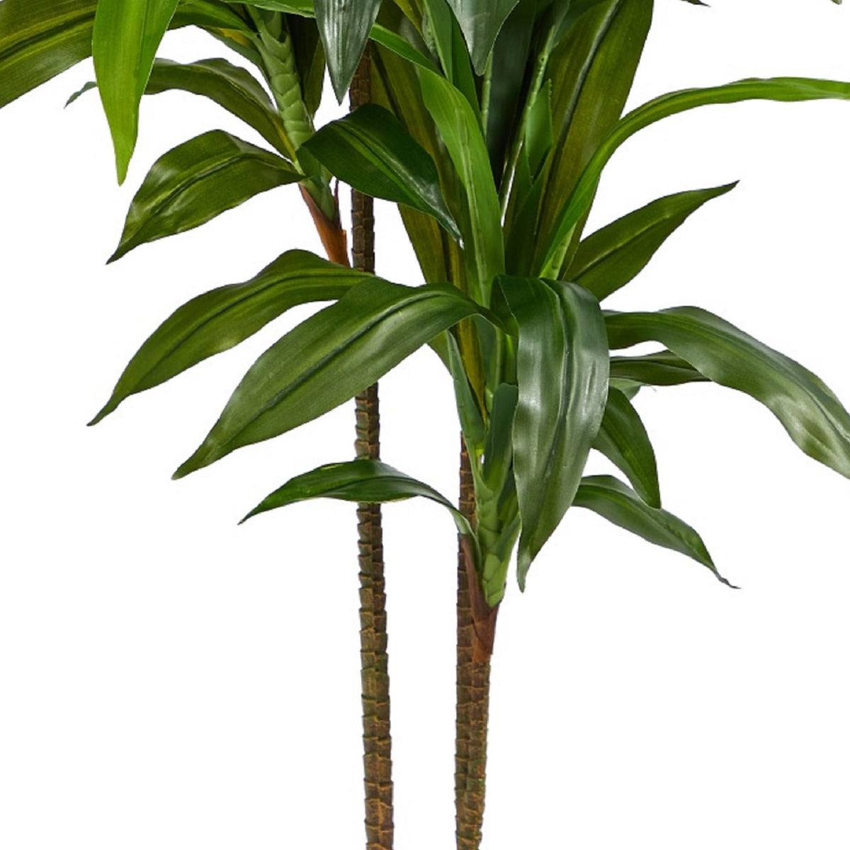 Nearly Natural 48 in Artificial Dracaena Real Touch Plant with Pot